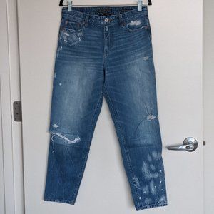 Abercrombie and Fitch High Rise Girlfriend Jeans
